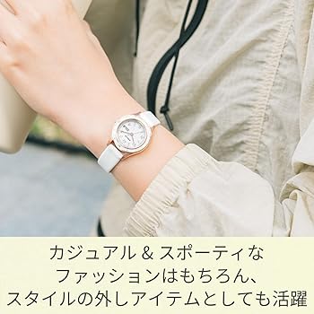 kochani20素子白3つ シチズン ウィッカ CITIZEN wicca ソーラーテック 腕時計 レディース